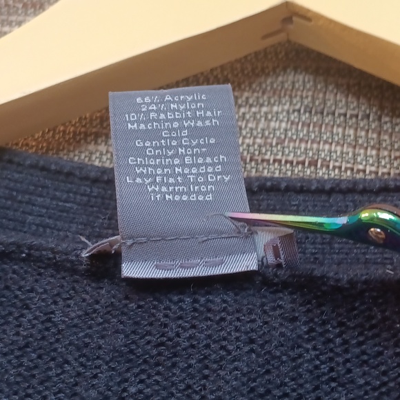 Ann Taylor Charcoal Cardigan Sweater - Picture 3 of 4